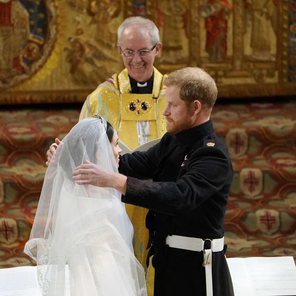 Justin Welby casó a la pareja en el castillo de Windsor el 19 de mayo de 2018. (Foto: AP)