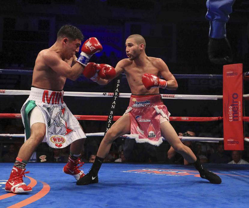 La promotora Puerto Rico Best Boxing (PRBB) tuvo que cancelar una cartelera pautada para el 27 de marzo en Trujillo Alto. En la foto, el campeón mundial Wilfredo "Bimbito" Méndez (derecha), de PRBB.