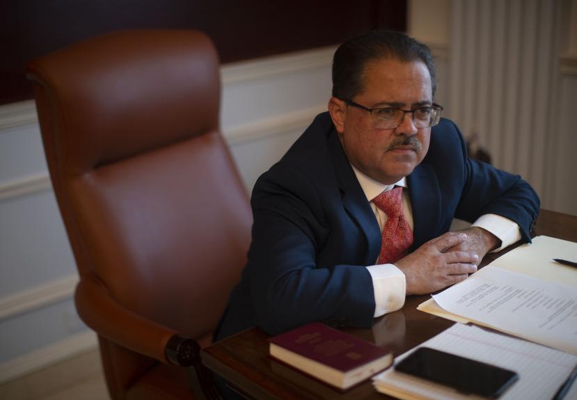 President of the Popular Democratic Party (PDP) and the Puerto Rico Senate, José Luis Dalmau Santiago.