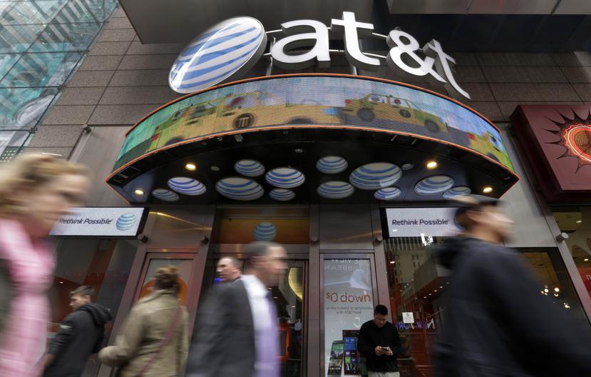 Una tienda de AT&T en Nueva York.