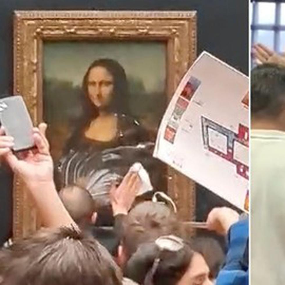 El Museo del Louvre demanda al hombre que tiró un pedazo de bizcocho contra la Mona Lisa