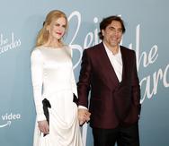 La actriz Nicole Kidman (izquierda) y el actor Javier Bardem (derecha), volverán a grabar una película juntos.