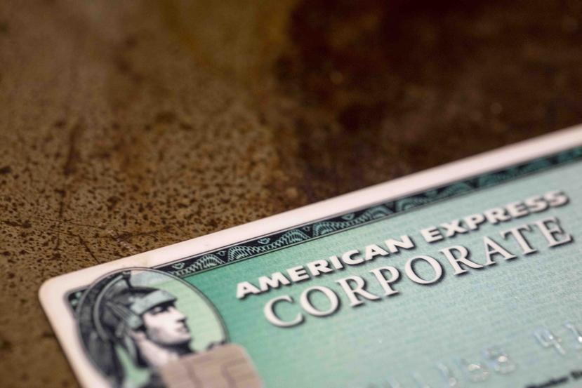 una tarjeta verde de American Express. (AP)