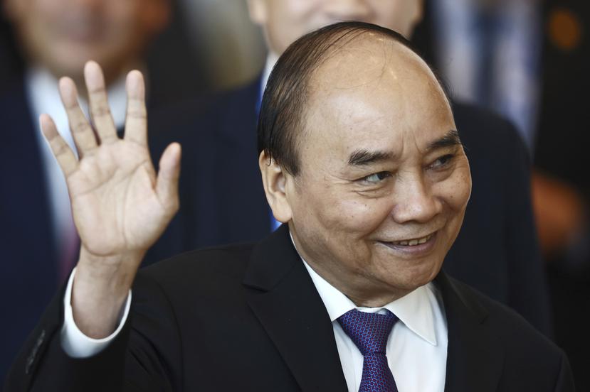 El presidente de Vietnam Nguyen Xuan Phuc en Bangkok el 19 de noviembre de 2022.