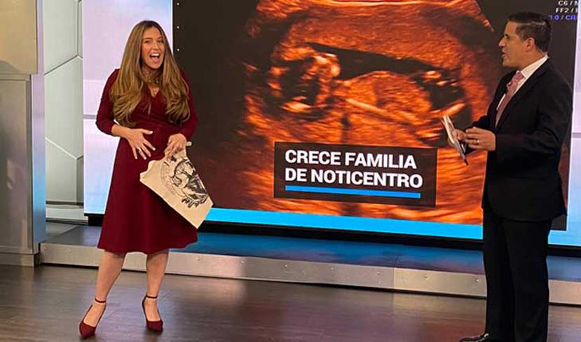 La reportera Sylvi Escoto compartió con los televidentes de Wapa TV el anuncio de su segundo embarazo.