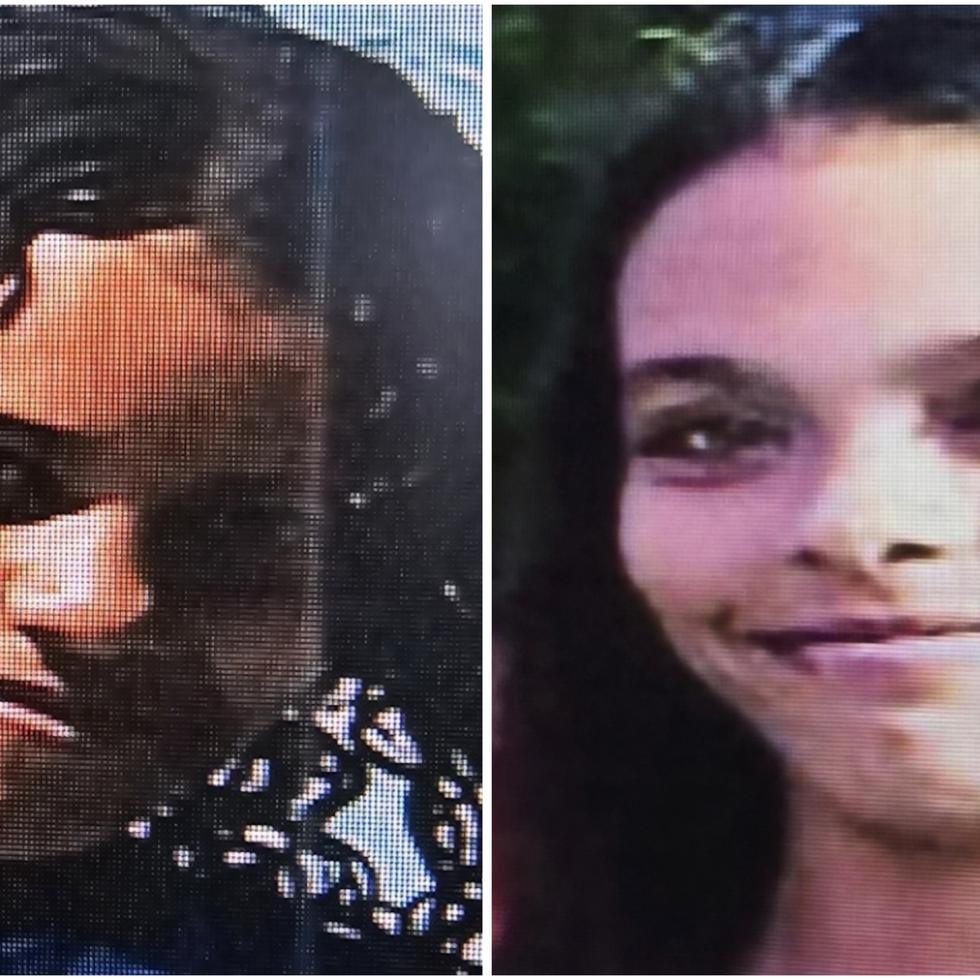 Aleishka Zoé (izq.) y Denieliz Marie Morales Figueroa fueron encontradas por la policía luego de que fueron reportadas como desaparecidas el 10 de mayo.