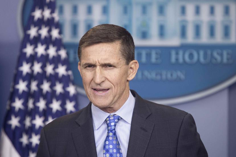 Flynn se desempeñó hasta comienzos de febrero como el consultor de seguridad nacional del presidente de los Estados Unidos. (EFE)