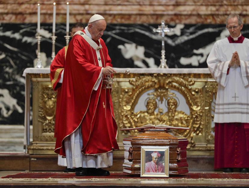 El papa Francisco durante un acto en el Vaticano. (AP)