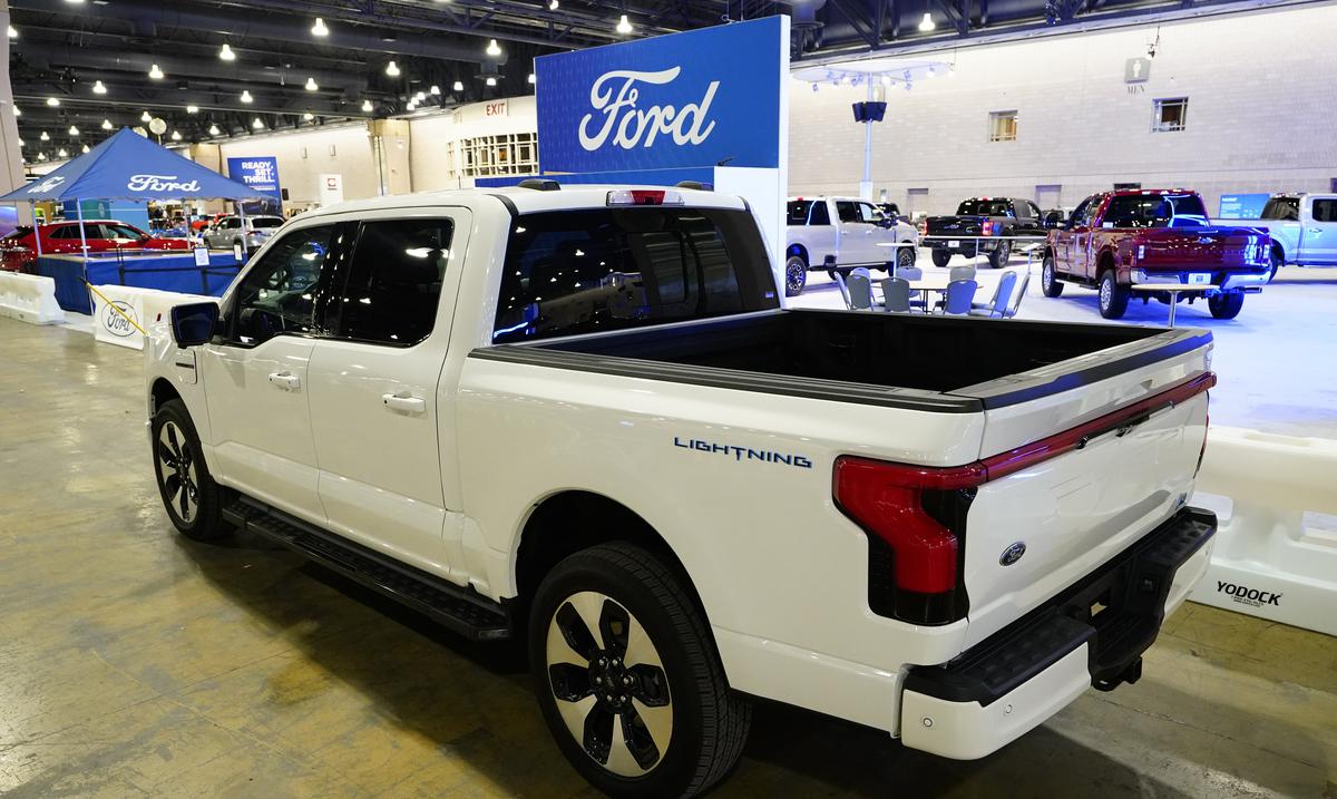 Ford cuts production of its first electric truck by half due to low demand