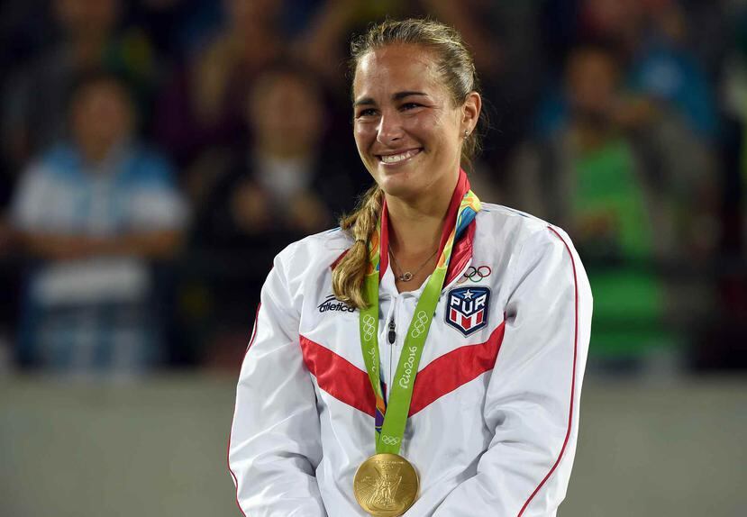 Mónica Puig defendería en Tokio la medalla de oro ganada en Río hace cuatro años. (Archivo)