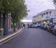 Imagen de archivo de la calle principal en la isla municipio de Culebra.