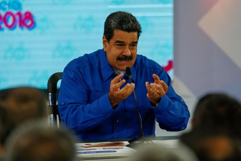 "Se fueron con el ofrecimiento falso de la derecha" le dijo Maduro a los jóvenes venezolanos que abandonaron el país. (EFE)