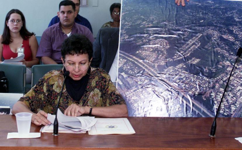 Haydée Colón Cardona fue portavoz de la Comisión de Ciudadanos al Rescate de Caimito, que en los años 2000 luchó para que AH Development restaurara la quebrada Chiclana, que había sido sepultada con relleno. (GFR Media)