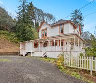 La casa donde se filmó la película "The Goonies" en Astoria, Oregon.