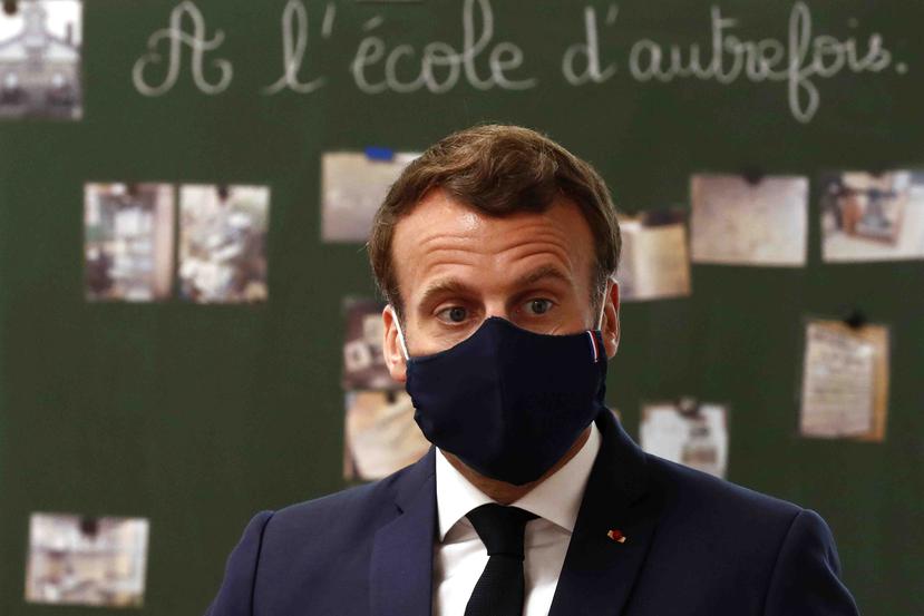 El presidente de Francia, Emmanuel Macron. (AP)