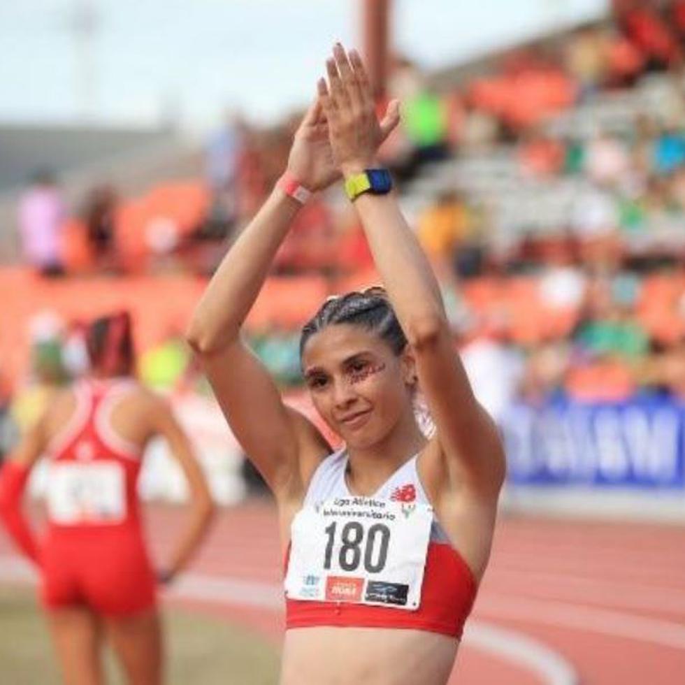 En foto, la atleta Paola Vázquez.