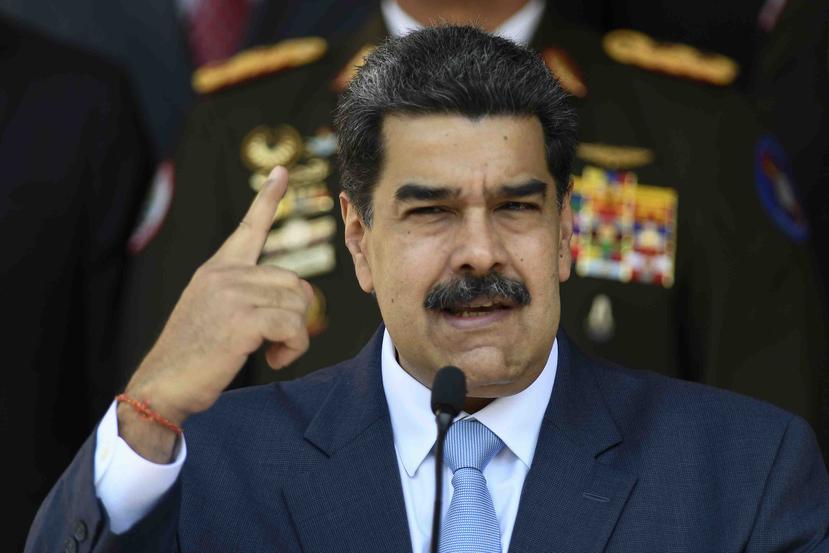 El presidente Nicolás Maduro tachó la detención de Alex Saab como un acto ilegal de agresión por parte del gobierno de Donald Trump, y afirmó que pretende agravar las penurias del país. (AP)