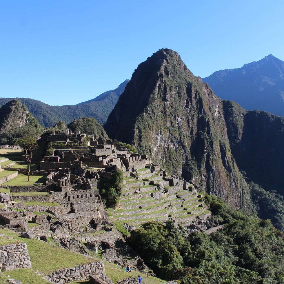 Vista general de la ciudadela prehispánica de Machu Picchu, en Perú.