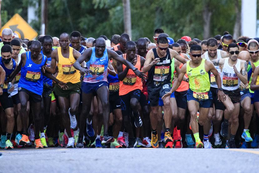 Medio Maratón de San Blas en Coamo el 6 de marzo de 2022.