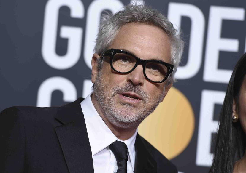 Alfonso Cuarón en la entrega de los Globos de Oro. (AP)