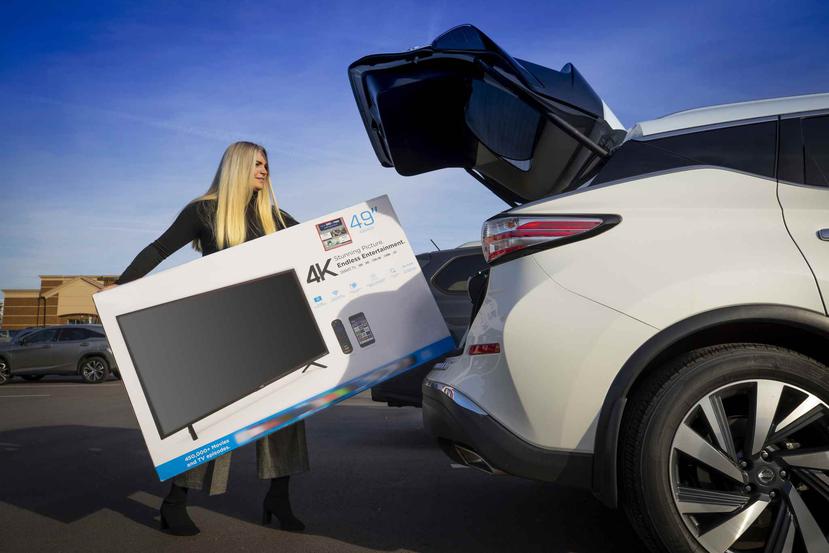 Nissan preparó una guía con el tamaño máximo de televisión que cabe en cada modelo SUV y “pick up” de la marca.