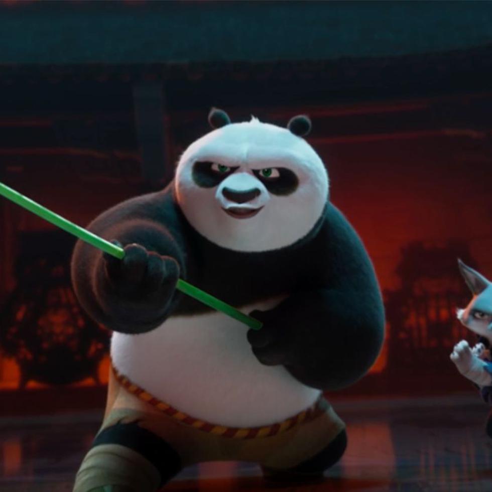 Escena de "Kung Fu Panda 4".