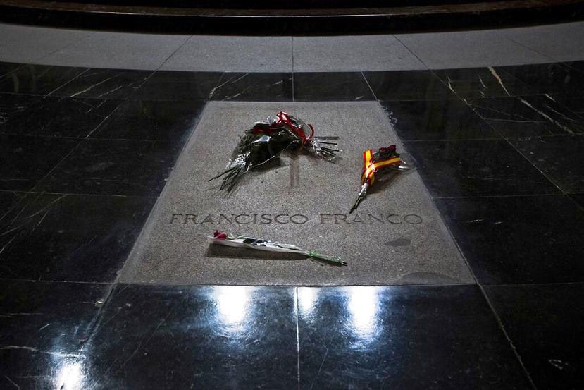 La tumba de Francisco Franco en el Valle de los Caídos. (AP)