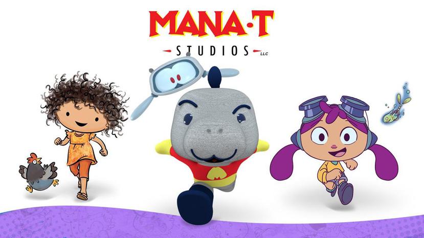 La casa productora y de animación Mana-T Studios está desarrollando varios proyectos, mientras apuesta a la distribución internacional de productos de propiedad intelectual como el personaje de "Elenita, the chicken whisperer", a la izquierda.