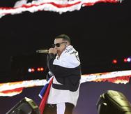 Daddy Yankee se presentó ayer, martes, en el Estadio Nacional de Santiago, en Chile.