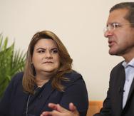 Jenniffer González, comisionada residente, y Pedro Pierluisi, gobernador de Puerto Rico.