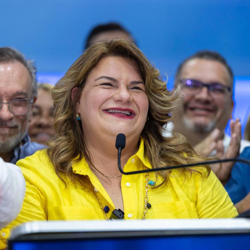 Desde su comité de campaña, Jenniffer González agradeció las palabras del gobernador, quien le concedió la victoria tarde en la noche del domingo.