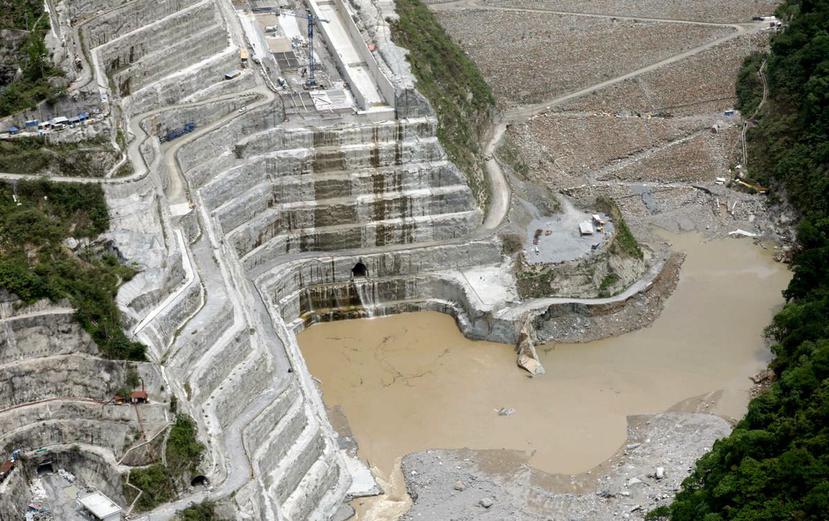 Fotografía panorámica cedida por la Alcaldía de Medellín de la represa de Hidroituango en Ituango, Colombia (EFE/Alcaldía de Medellín).