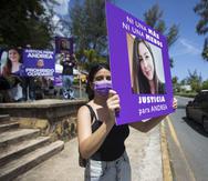 Imagen de una manifestación realizada en noviembre por caso de Andrea Ruiz.