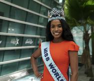 Esta es la primera vez, en los 70 años del certamen, que el evento se celebra en un país hispanoparlante, con la participación de 123 candidatas. En la foto, Miss Mundo Toni-Ann- Singh, de Jamaica, ganadora del certamen celebrado en 2019.