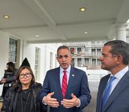 El gobernador participó, en diciembre pasado, de un diálogo económico, en la Casa Blanca, con el subsecretario de Comercio, Don Graves, y la entonces directora de Asuntos Intergubernamentales, Julie Chávez Rodriguez.