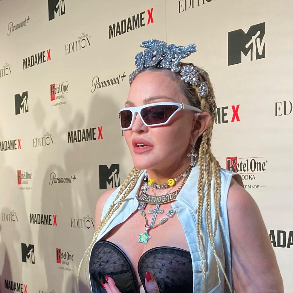 La cantante Madonna en una imagen de 2021. EFE/ Helen Cook
