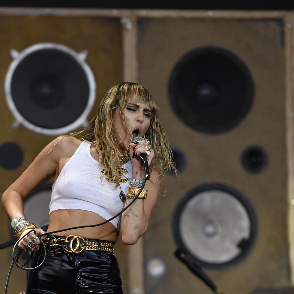 La cantante Miley Cyrus viajaba hacia Brasil.
