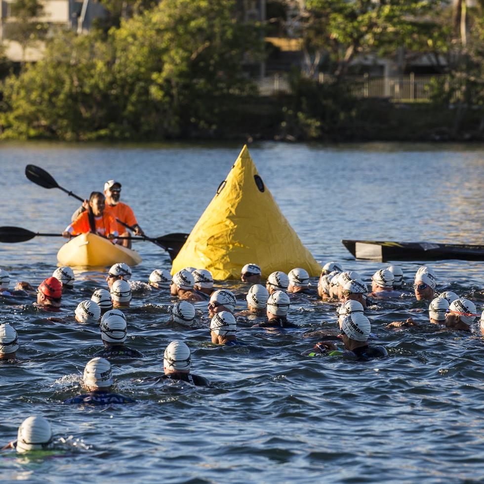 El trayecto del Ironman Puerto Rico 70.3 comenzará con la natación en la Laguna del Condado.