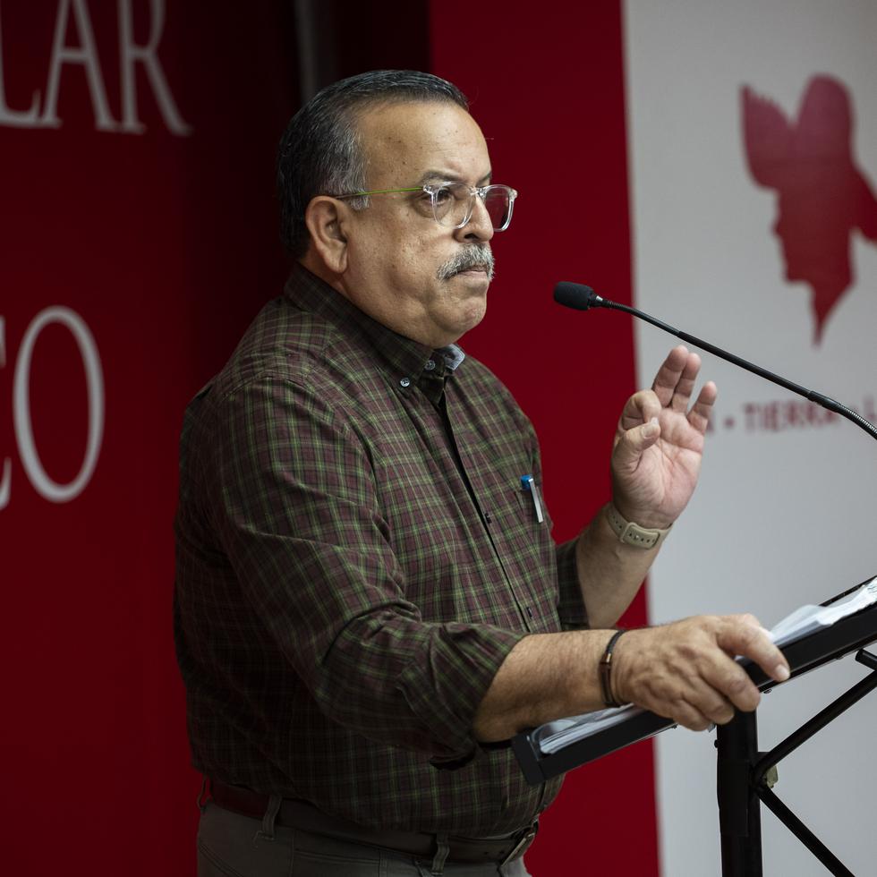 El secretario general del PPD, Gerardo “Toñito” Cruz.