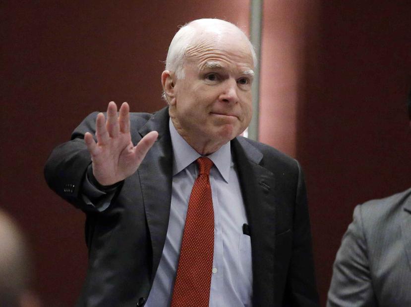 McCain falleció el sábado a los 81 años. (AP)
