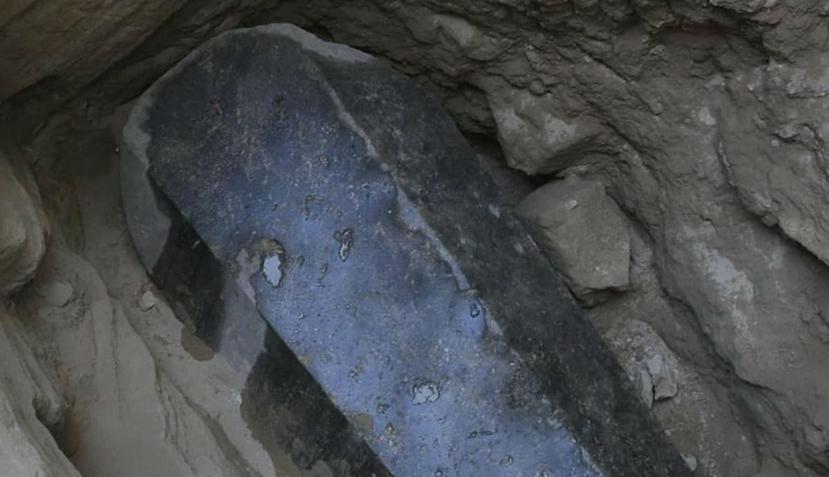 Estaba enterrado a una profundidad de unos 16 pies (Ministerio de Antigüedades de Egipto).