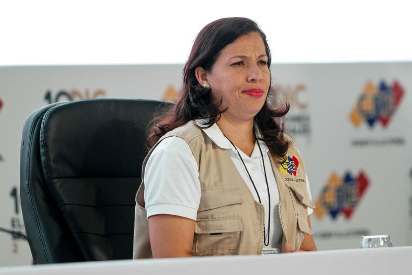 La segunda rectora del Consejo Nacional Electoral de Venezuela, Tania D'Amelio. (EFE)