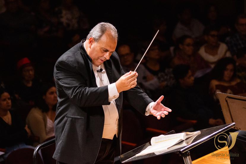 Rafael Enrique Irizarry, director asociado de la Orquesta Sinfónica de Puerto Rico.