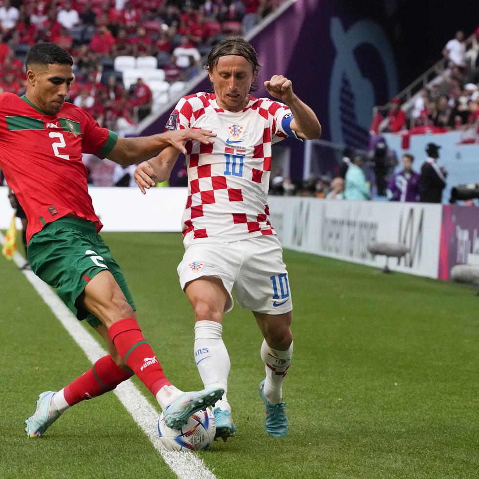Croacia y Marruecos se vieron en la fase de grupos, con el encuentro terminado 0-0.