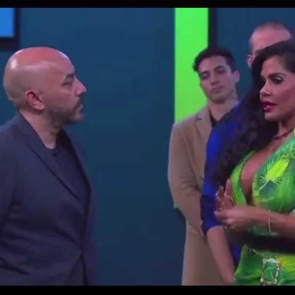 Lupillo y Maripily Rivera durante el "posicionamiento" en "La casa de los famosos 4".