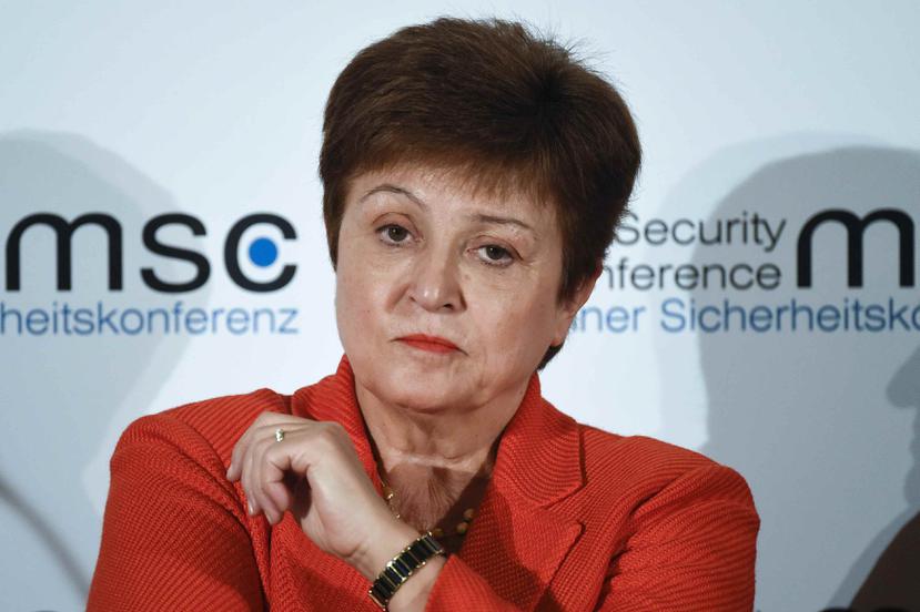 Kristalina Georgieva, directora gerente del FMI, fue quien hizo el anuncio. (Archivo / AP)