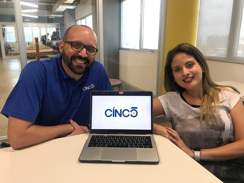 Rubén Morales e Igneris Franco, ingenieros del Recinto Universitario de Mayagüez y creadores del software CINCO. (Suministrada)