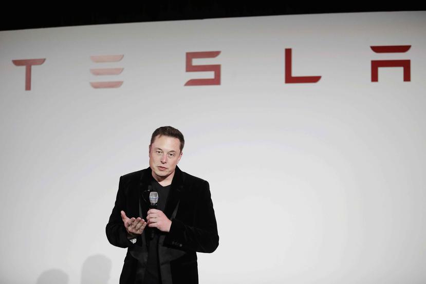 Elon Musk, director general de Tesla, realizó el anuncio. (AP)