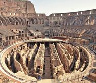 La fachada y las galerías subterráneas del Parque Arqueológico del Coliseo de Roma  fueron restauradas.