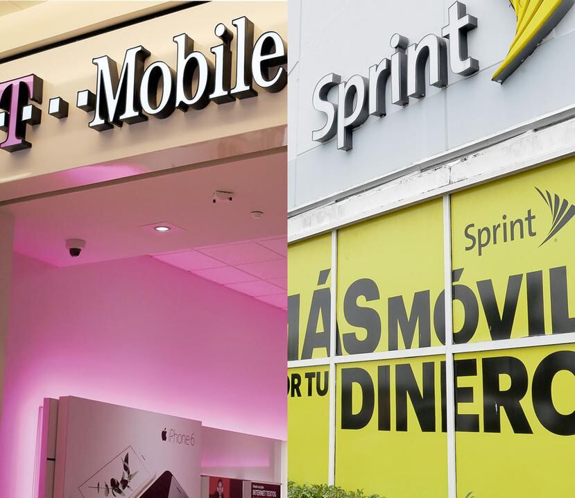 Fachadas de tiendas de T-Mobile y Sprint. (GFR Media)